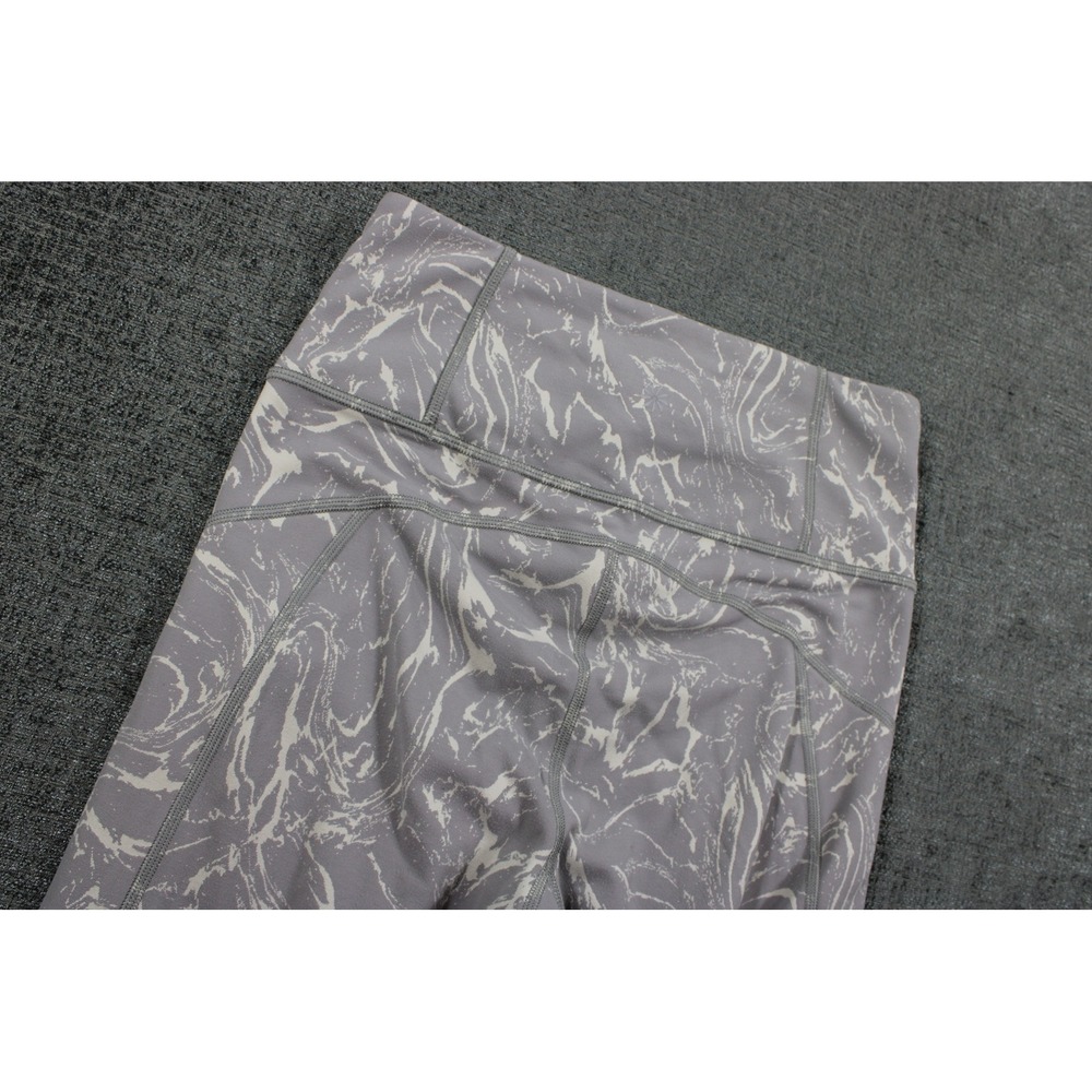 Athleta Rainier Textured Tight Grey Marble Print Leggings Petite Small P S